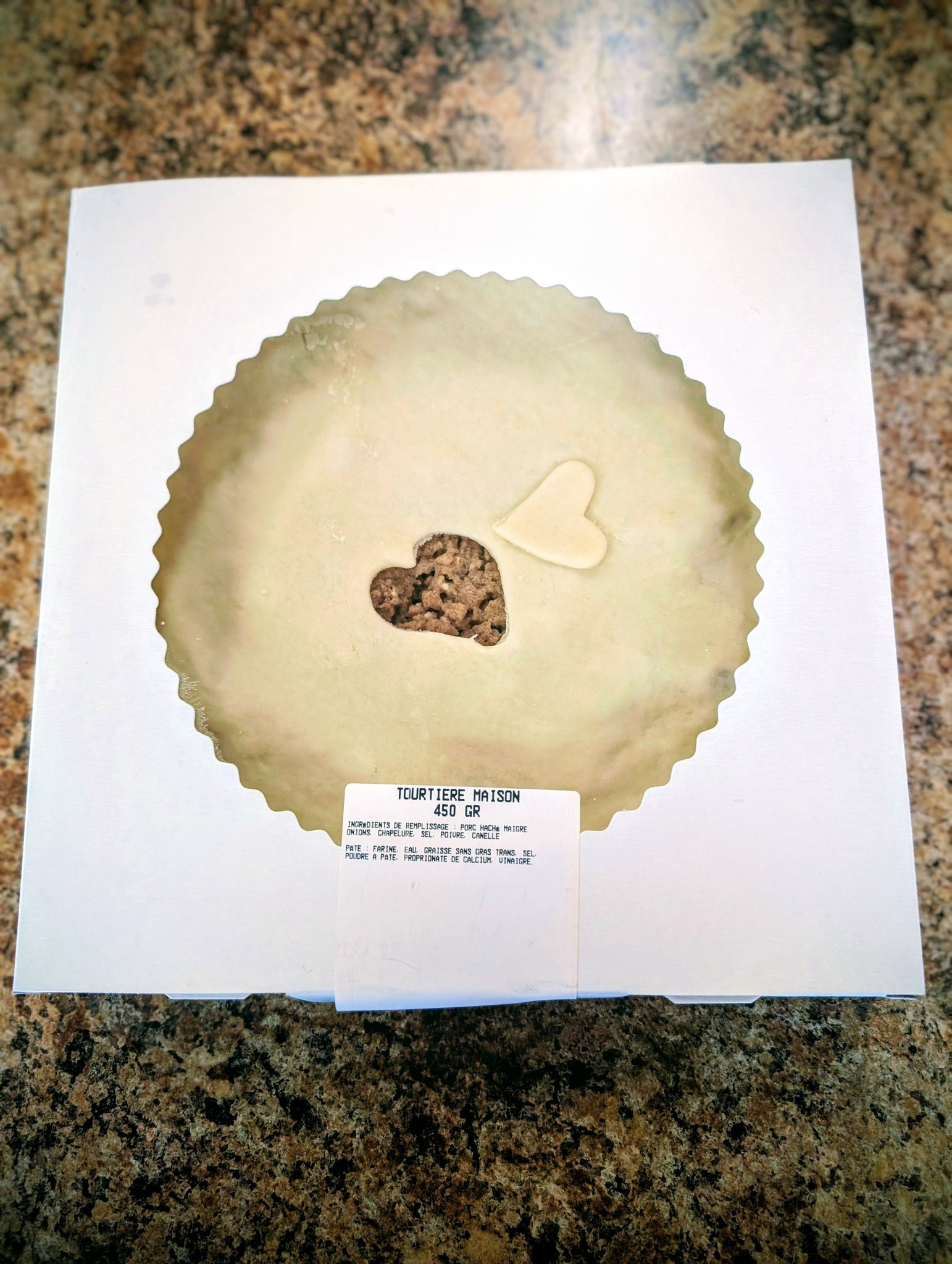 Tourtière maison